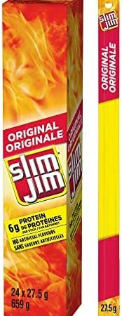 Slim Jim Giant - Original 27.5g Stick, 24 Count